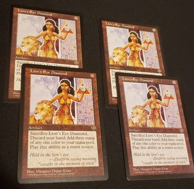 MTG】ライオンの瞳のダイアモンドに可能性を感じて4枚購入してみた