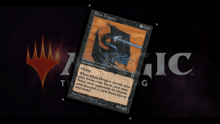MTG】とてつもなく格好良いカードの中で『漆黒のドラゴン』ってのが 