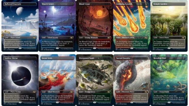 MTG Unfinity 基本土地 森 ギャラクシーfoil 20枚セット - マジック 