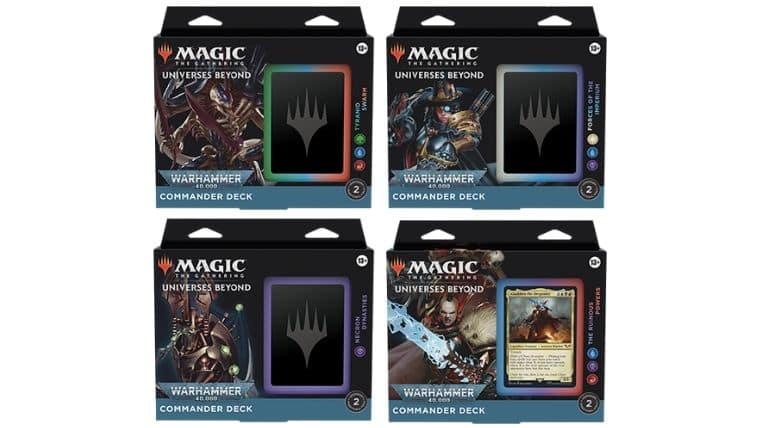 MTG　ウォーハンマー　統率者デッキ　コレクターズエディション　英語4種セットマジック：ザ・ギャザリング