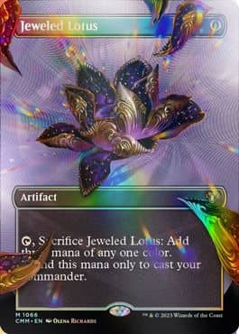 MTG 宝石の睡蓮 foil 日本語 統率者マスターズ-